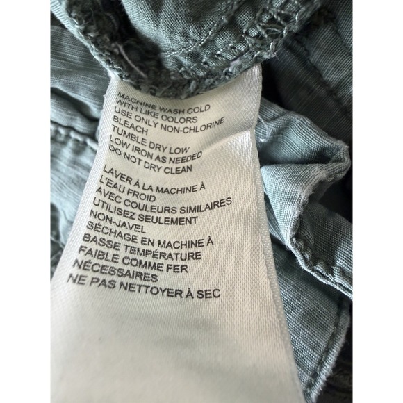 Anthropologie Highrise Army‎ Green Parachute Shorts Size 26 - Picture 6 of 7